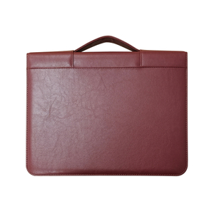 Business Briefcase Portfolio With Handle 04 brown