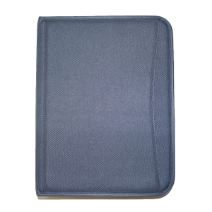 POF-01(A4 size fabric portfolio or compendium with zipper)
