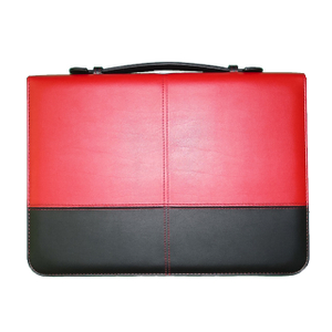 BF-01(A4 size PU briefcase or attache case with zipper and handle) 