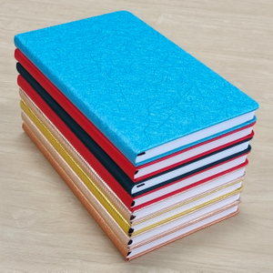 A5 medium size special paper cover notebook with ruled inner pages