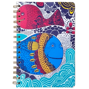 Spiral Notebook With Soft Cover A5 04