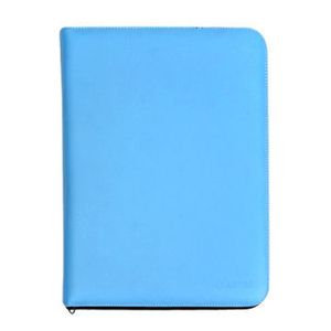 POF-16(A4 size PU leather portfolio or compendium with zipper) 