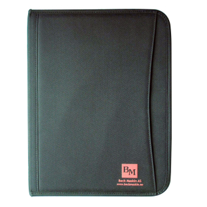 POF-02(A4 size fabric portfolio or compendium with zipper)
