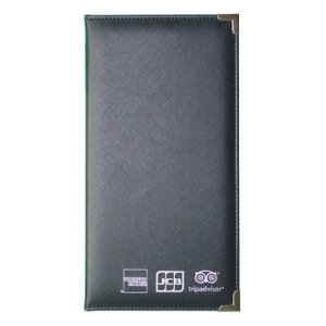 BF-01 (bill folder with PU leather covering material)