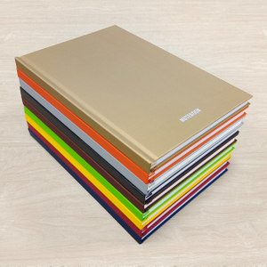 FSC standard hard cover A5 notebook with ruled inner pages and pure color cover