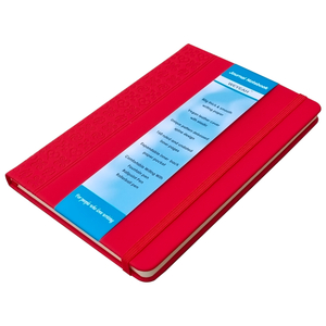 Skin Feeling PU Journal Notebook A5 red