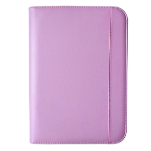 POF-10(A4 size PU portfolio or compendium with zipper)