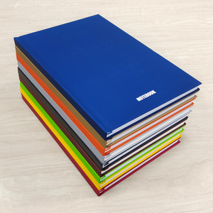 FSC standard hard cover A5 notebook with ruled inner pages and pure color cover