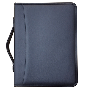 Vegan Leather Briefcase With Handle 03 black