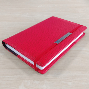 high quality removable PU cover A5 diary with 2022 year calendar and daily view layout pages