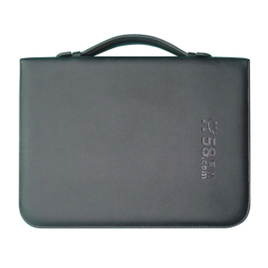 BF-03(A4 size PU briefcase or attache case with zipper and handle) 