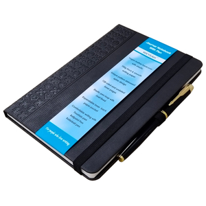 Journal Notebook With Pen A5 black