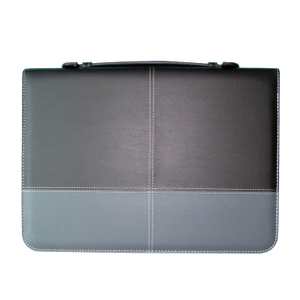 BF-02(A4 size PU briefcase or attache case with zipper and handle) 