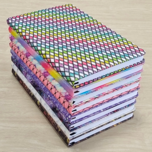 A5 medium size special paper cover notebook with ruled inner pages