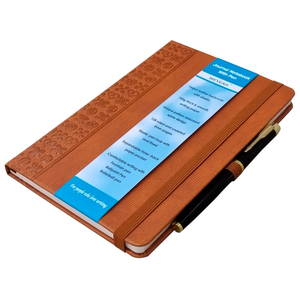 Journal Notebook With Pen A5 brown