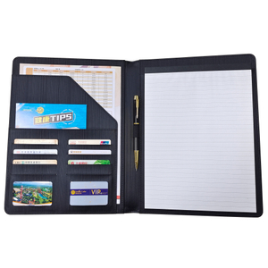 A4 Padfolio Conference Folder 01 black