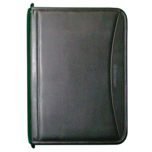 POF-13(A4 size PU portfolio or compendium with zipper)